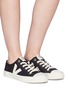 Figure View - Click To Enlarge - VEJA - 'WATA' organic canvas sneakers