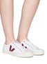 Figure View - Click To Enlarge - VEJA - 'WATA' organic canvas sneakers