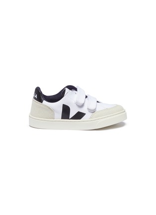 Main View - Click To Enlarge - VEJA - 'V-12' organic canvas toddler sneakers