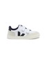 Main View - Click To Enlarge - VEJA - 'V-12' organic canvas kids sneakers