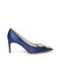 Main View - Click To Enlarge - SOPHIA WEBSTER - 'Bibi Butterfly' wing embellished satin pumps