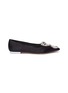 Main View - Click To Enlarge - SOPHIA WEBSTER - 'Bibi Butterfly' wing embellished satin flats