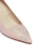 Detail View - Click To Enlarge - SOPHIA WEBSTER - 'Bibi Butterfly' wing embroidered leather pumps