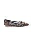 Main View - Click To Enlarge - SOPHIA WEBSTER - 'Bibi Butterfly' wing embroidered Chantilly lace flats