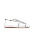 Main View - Click To Enlarge - SOPHIA WEBSTER - 'Bibi Butterfly' glitter wing leather sandals