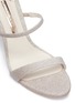 Detail View - Click To Enlarge - SOPHIA WEBSTER - 'Rosalind' crystal pavé bead heel glitter sandals