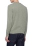 Back View - Click To Enlarge - MAISON KITSUNÉ - Fox head jacquard wool sweater