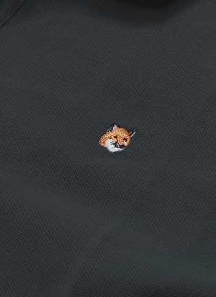  - MAISON KITSUNÉ - Fox head embroidered polo shirt