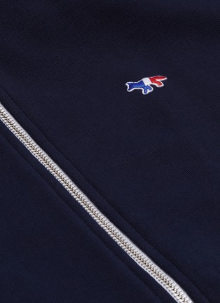  - MAISON KITSUNÉ - Fox logo appliqué zip hoodie