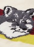  - MAISON KITSUNÉ - Fox head jacquard colourblock sweater