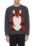 Main View - Click To Enlarge - MAISON KITSUNÉ - Pixel fox jacquard wool sweater