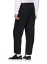 Back View - Click To Enlarge - MAGIC STICK - 'LUX' pleated drop crotch suiting pants