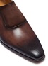Detail View - Click To Enlarge - MAGNANNI - Suede panel monk strap leather shoes