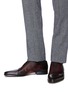 Figure View - Click To Enlarge - MAGNANNI - Textured panel leather Oxfords