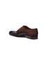Detail View - Click To Enlarge - MAGNANNI - Suede double monk strap leather shoes