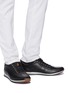 Figure View - Click To Enlarge - MAGNANNI - 'Merino' perforated panel leather sneakers