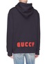 Back View - Click To Enlarge - GUCCI - 'Bugs Bunny' logo print zip hoodie