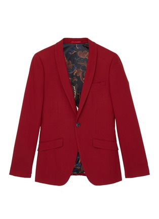 Main View - Click To Enlarge - TOPMAN - Skinny fit soft blazer