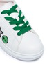 Detail View - Click To Enlarge - WINK - 'Popcorn' mix appliqué leather kids sneakers