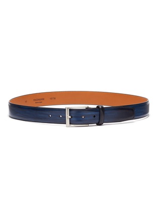 Main View - Click To Enlarge - MAGNANNI - 'Guodi' brush print effect leather belt