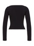 Figure View - Click To Enlarge - ALAÏA - Boat neck long sleeve top