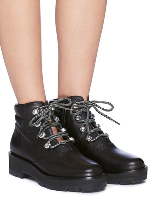 Figure View - Click To Enlarge - 3.1 PHILLIP LIM - 'Dylan' leather hiking boots