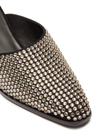 Detail View - Click To Enlarge - 3.1 PHILLIP LIM - 'Agatha' strass leather mules
