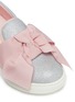 Detail View - Click To Enlarge - WINK - 'Ice Cream' ribbon bow kids glitter slip-ons