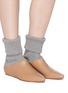 Figure View - Click To Enlarge - GABRIELA HEARST - 'Rocia' sock knit panel leather ankle boots
