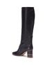 Detail View - Click To Enlarge - GABRIELA HEARST - 'Amelia' wooden stacked heel knee high leather boots