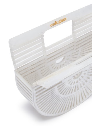 Detail View - Click To Enlarge - CULT GAIA - 'Acrylic Ark' mini caged saddle bag