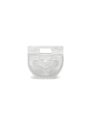 Main View - Click To Enlarge - CULT GAIA - 'Acrylic Ark' mini caged saddle bag