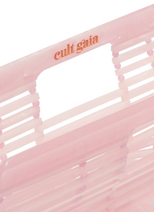 Detail View - Click To Enlarge - CULT GAIA - 'Acrylic Ark' small caged saddle bag