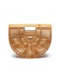Main View - Click To Enlarge - CULT GAIA - 'Gaia's Ark' bamboo small caged saddle bag