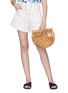 Figure View - Click To Enlarge - CULT GAIA - 'Gaia's Ark' bamboo small caged saddle bag