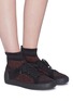 Figure View - Click To Enlarge - ASH - 'Ninja' mixed knit sock sneakers