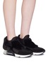 Figure View - Click To Enlarge - ASH - 'Lazer Fur' panel slip-on sneakers