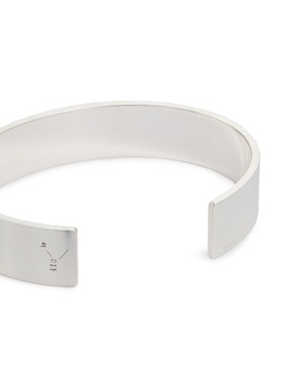 Detail View - Click To Enlarge - LE GRAMME - 'Le 41 Grammes' brushed sterling silver cuff