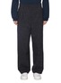 Main View - Click To Enlarge - ETHOSENS - Pleated straight leg wool canvas pants
