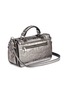 Detail View - Click To Enlarge - PROENZA SCHOULER - 'PS1+ Zip' tiny metallic leather satchel bag