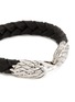Detail View - Click To Enlarge - JOHN HARDY - Chalecedony eagle braided leather bracelet
