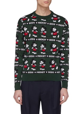 Main View - Click To Enlarge - GCDS - x Disney 'Mickey Mouse' jacquard sweater
