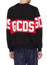 Back View - Click To Enlarge - GCDS - Logo print colourblock sweatshirt