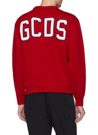 Back View - Click To Enlarge - GCDS - x Disney Mickey Mouse logo jacquard sweater
