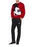 Figure View - Click To Enlarge - GCDS - x Disney Mickey Mouse logo jacquard sweater