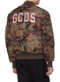 Back View - Click To Enlarge - GCDS - Logo appliqué camouflage print bomber jacket