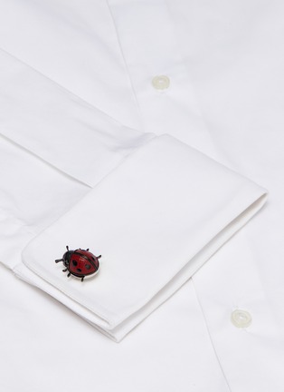 Figure View - Click To Enlarge - DEAKIN & FRANCIS  - Movable ladybird cufflinks