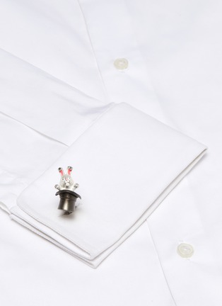 Figure View - Click To Enlarge - DEAKIN & FRANCIS  - 'Rabbit in Hat' cufflinks