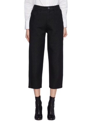 Main View - Click To Enlarge - BARENA - 'Amalia Lux' cropped suiting pants