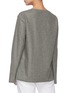 Back View - Click To Enlarge - BARENA - 'Igina' split cuff knit long sleeve T-shirt